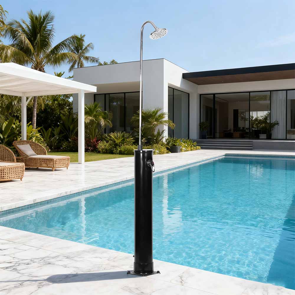 LY18L01-B 18L Round Body Outdoor Garden Swimming Pool Solar Shower