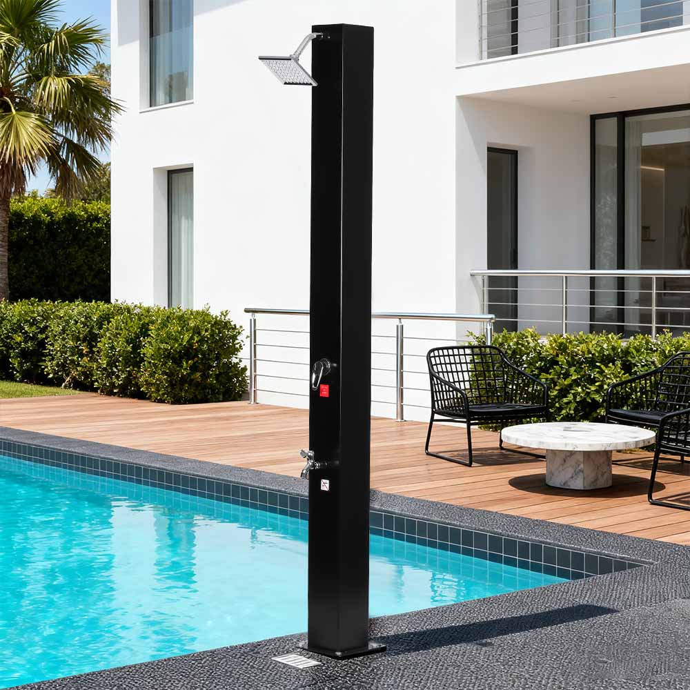 LY35L04-SS High-Capacity Outdoor Solar Shower