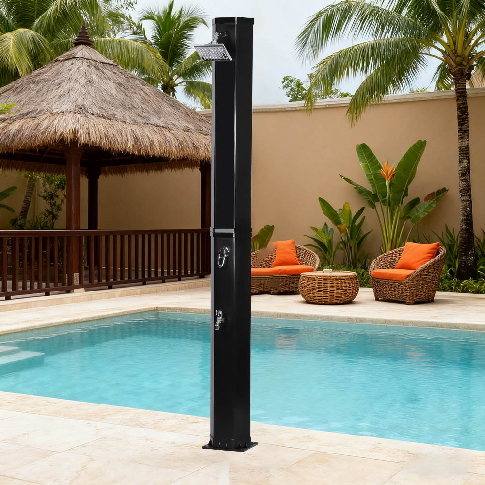 LY60L01 Extra Large Rain Shower Head Garden Solar Shower