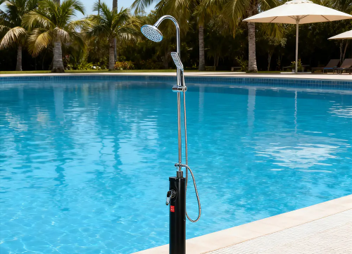 Bakit Piliin ang LY08L03 8L Outdoor Garden Pool Solar Column Shower?